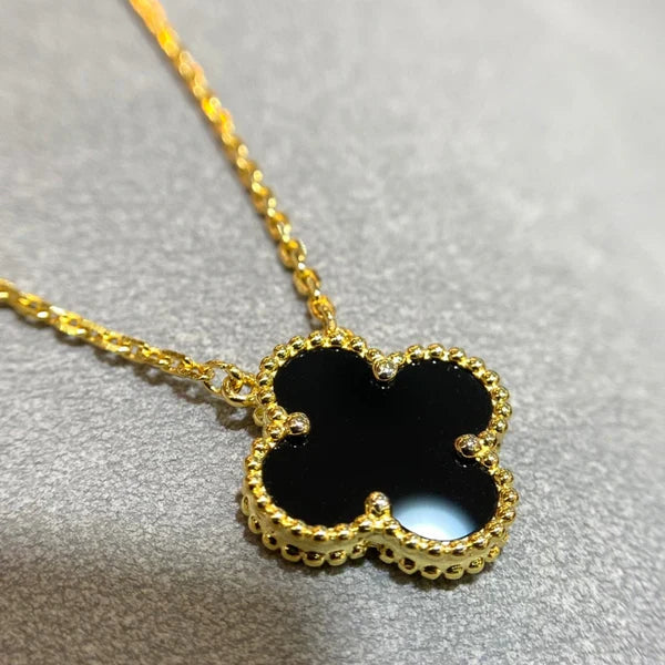 CLOVER | Naszyjnik Black