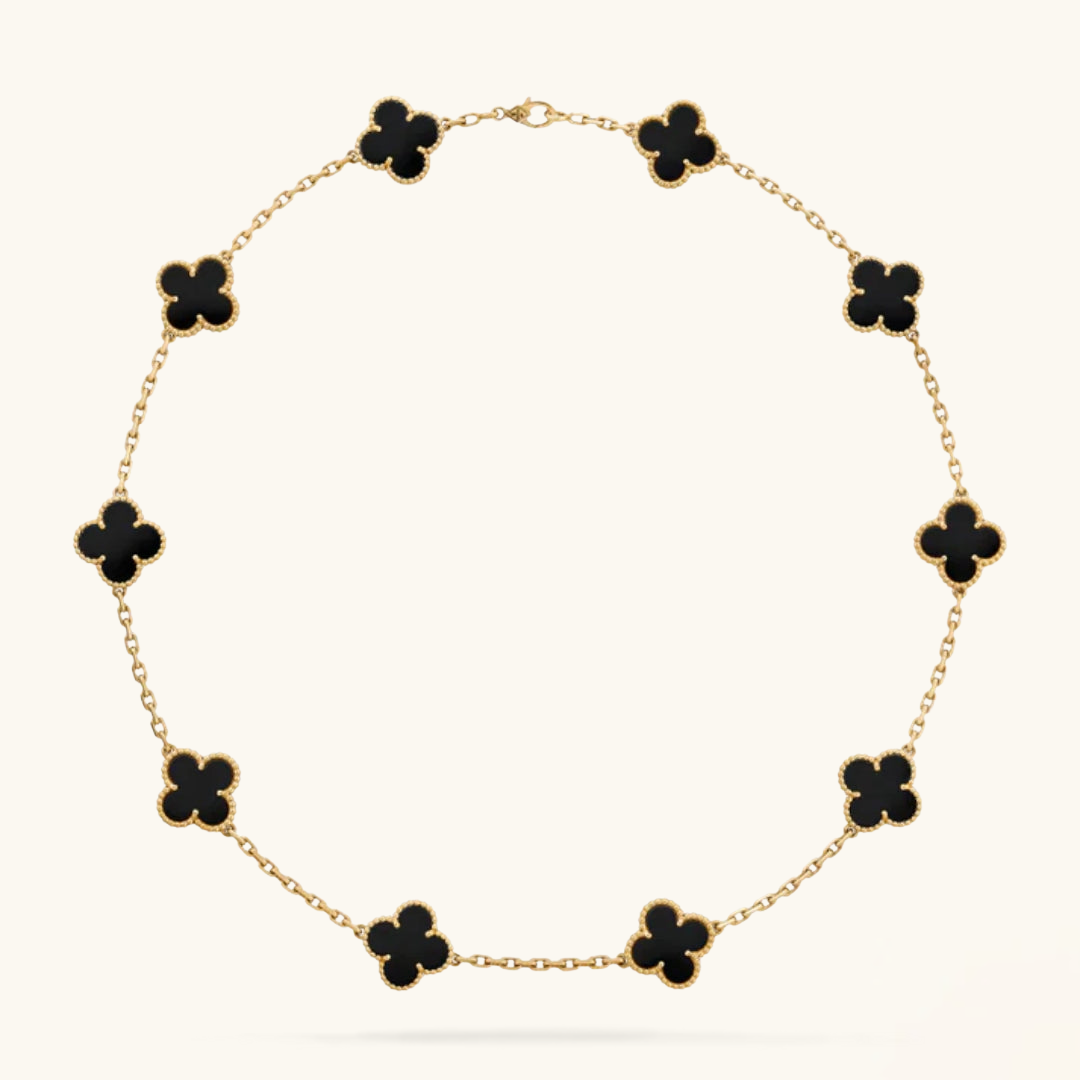 CLOVER | Naszyjnik 10 Motive Black