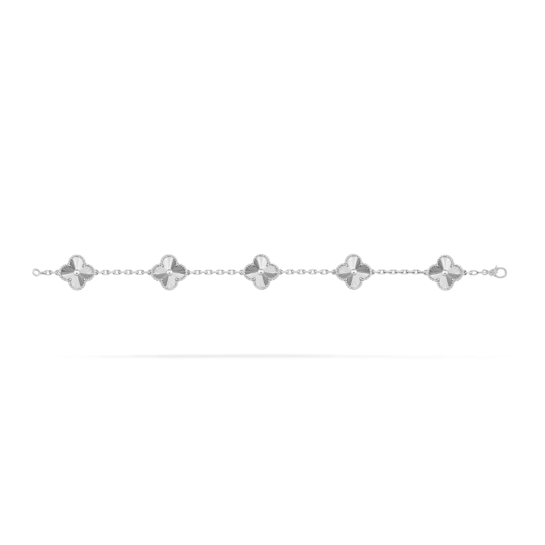CLOVER | Bransoletka Silver