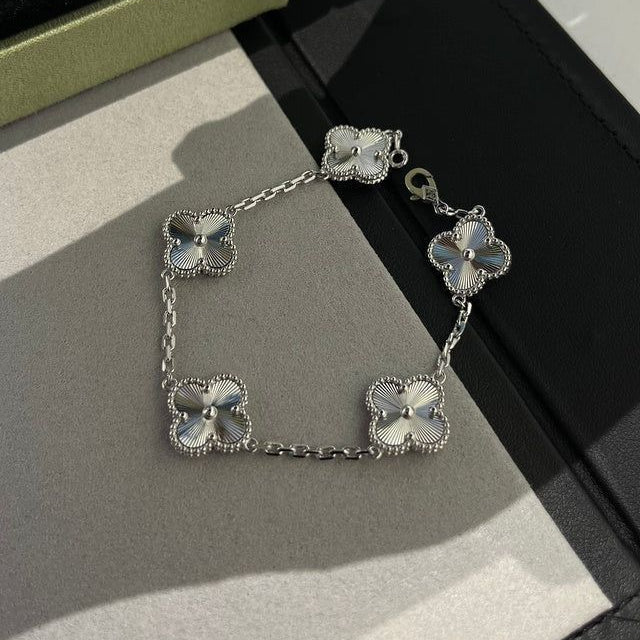 CLOVER | Bransoletka Silver