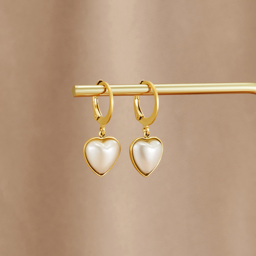 Kolczyki „Pure Heart” Pearl Hoo