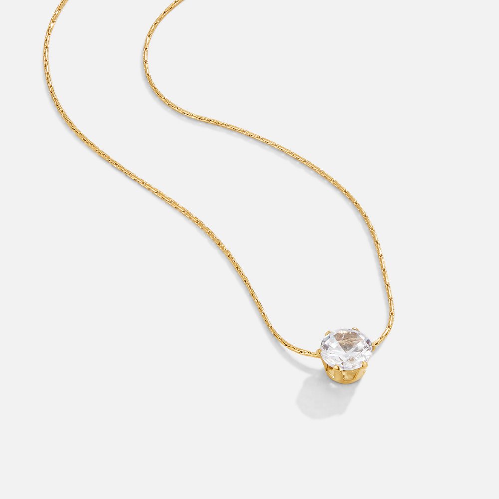 Naszyjnik Dainty Round Crystal