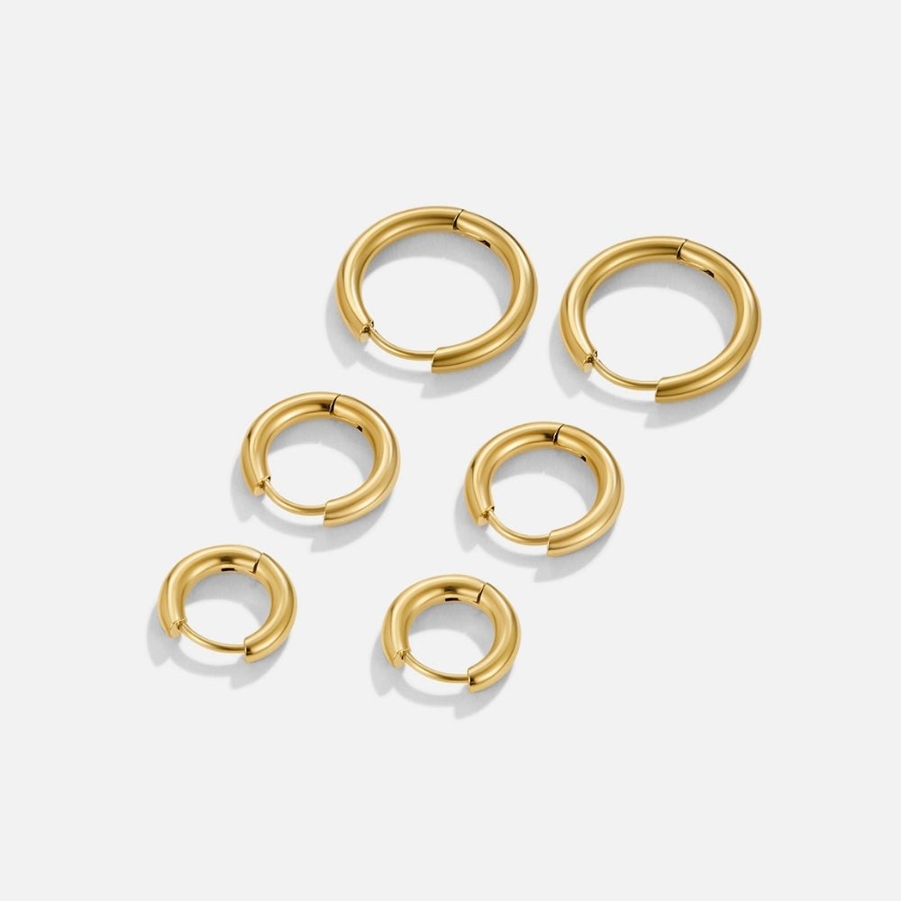 Zestaw trzech mini kółek Gold Trio