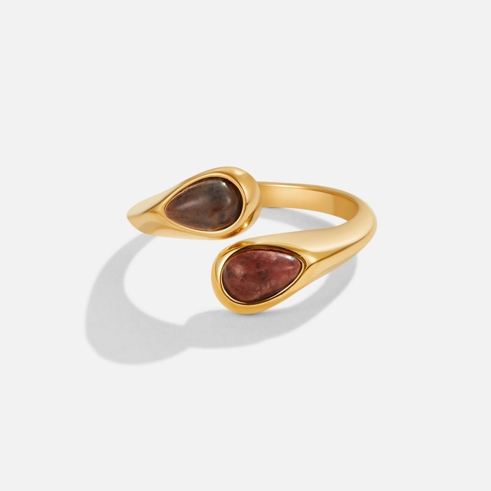 Pierścionek Tiger Eye – wrap z kamieniem tygrysim