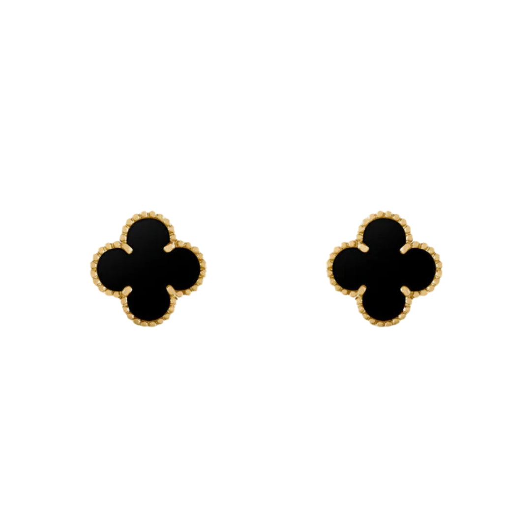 CLOVER | Kolczyki Black