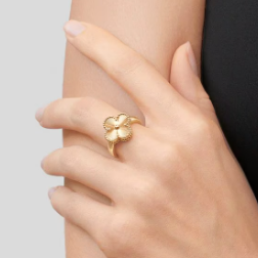 CLOVER | Pierścionek Gold