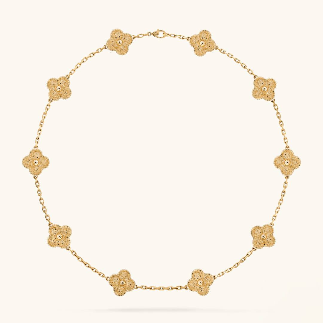 CLOVER | Naszyjnik 10 Motive Gold