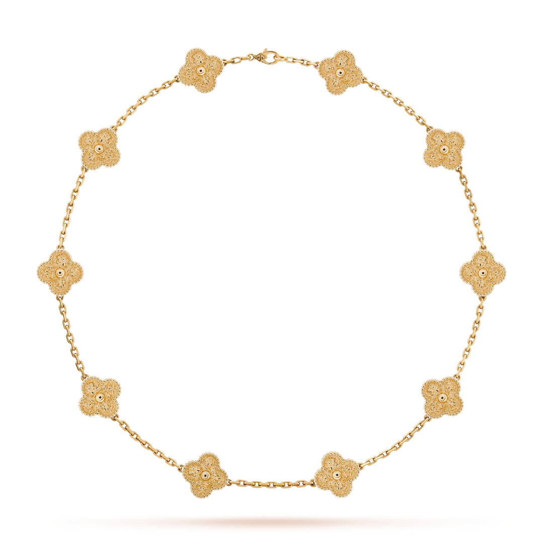 CLOVER | Naszyjnik 10 Motive Gold