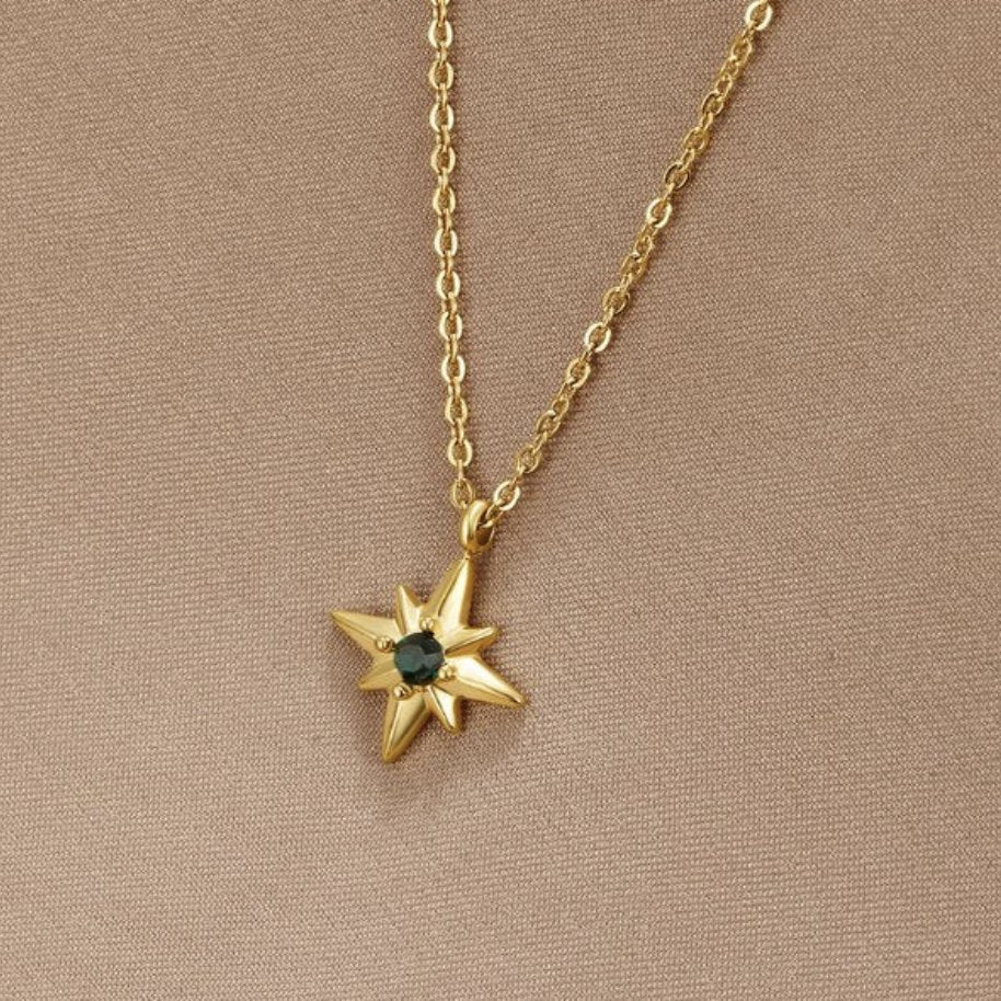 Naszyjnik Guiding Star Emerald Crystal