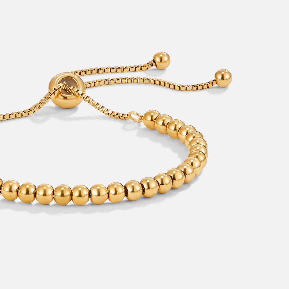 Pulsera Niloya con cuentas en oro