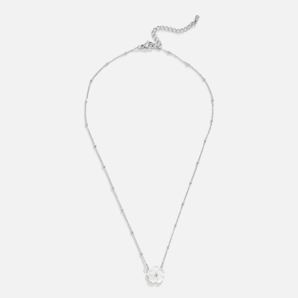 Naszyjnik Silver White Blossom – srebrny kwiatowy