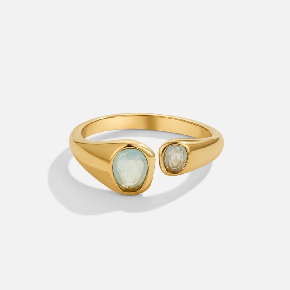 Pierścionek Vintage Aquamarine Wrap